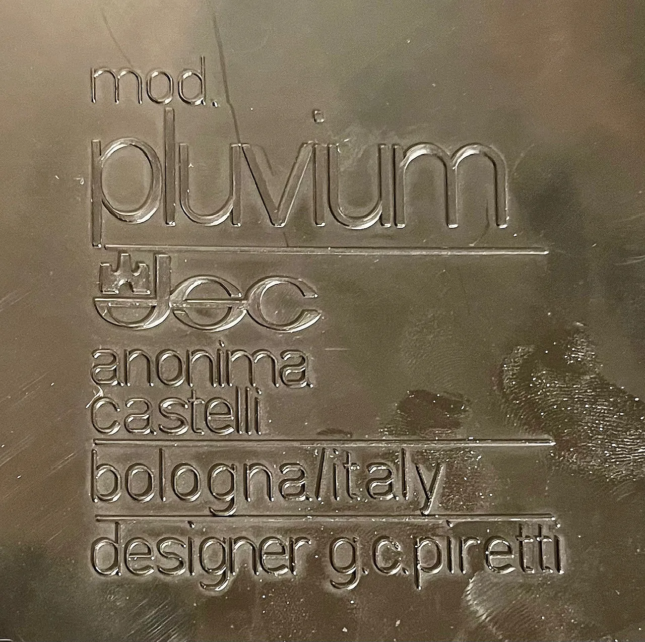 Pluvium umbrella stand in ABS by Anonima Castelli, 1960s 2