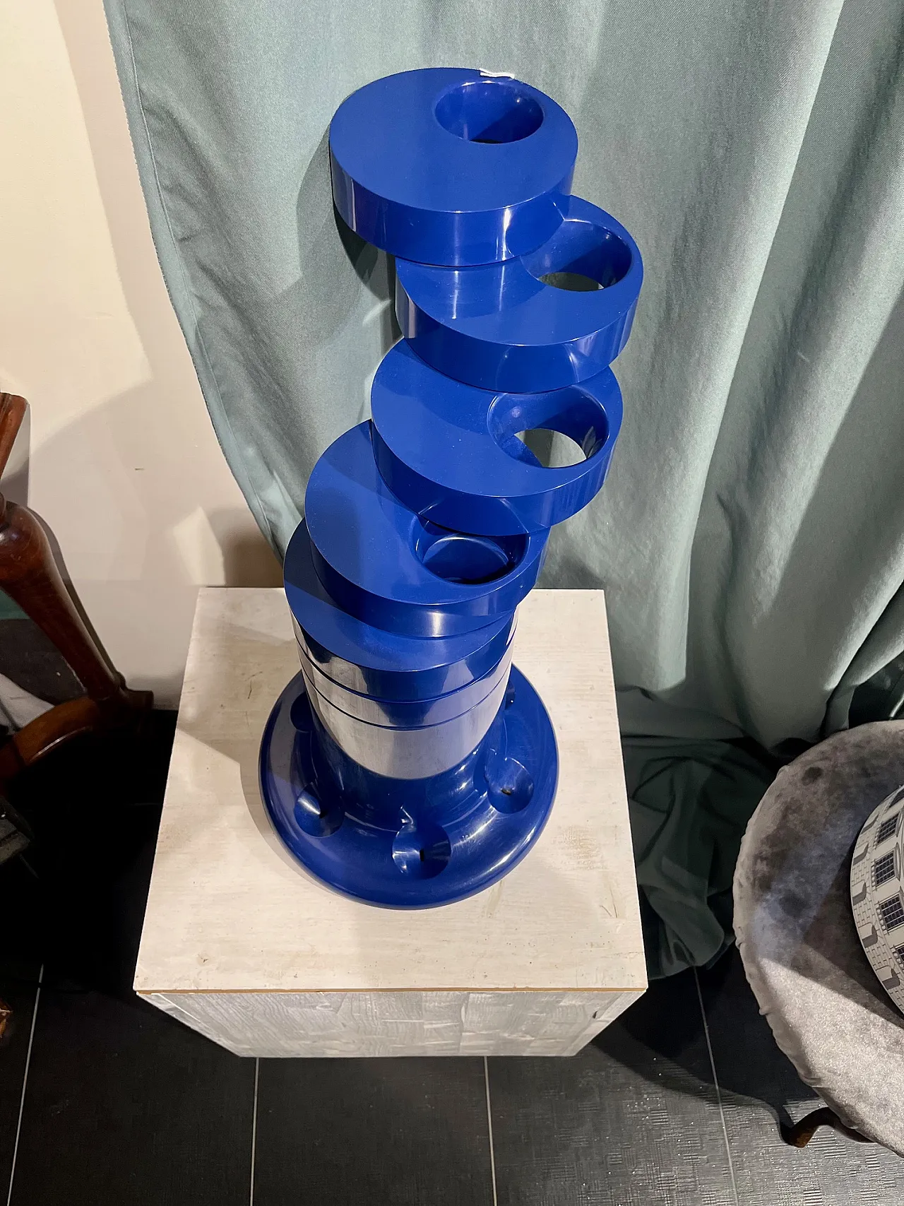 Pluvium umbrella stand in ABS by Anonima Castelli, 1960s 3