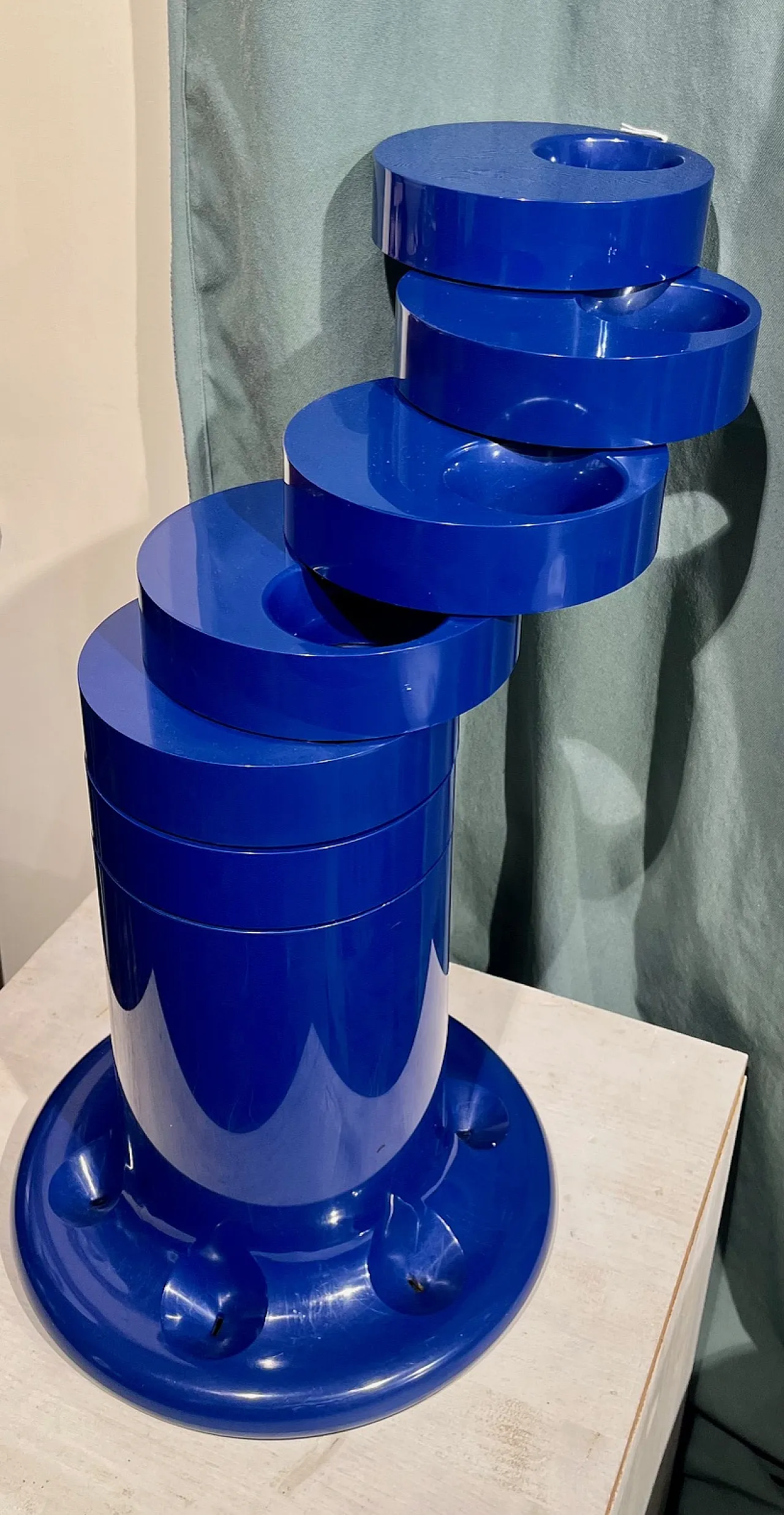 Pluvium umbrella stand in ABS by Anonima Castelli, 1960s 5