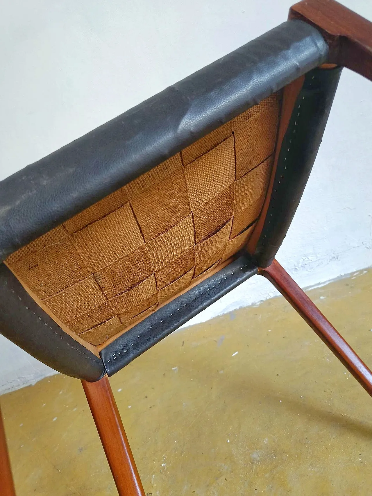 Sedia N.O. Moller n.71 danese, anni '50 7