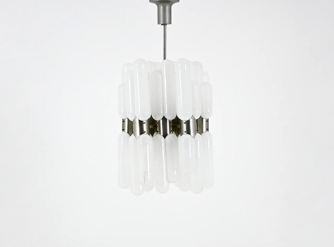 Lampadario Torpedo" di Carlo Nason per Mazzega, anni '60 2