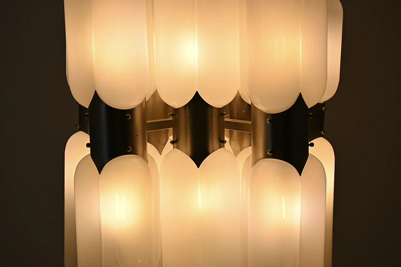 Lampadario Torpedo" di Carlo Nason per Mazzega, anni '60 8