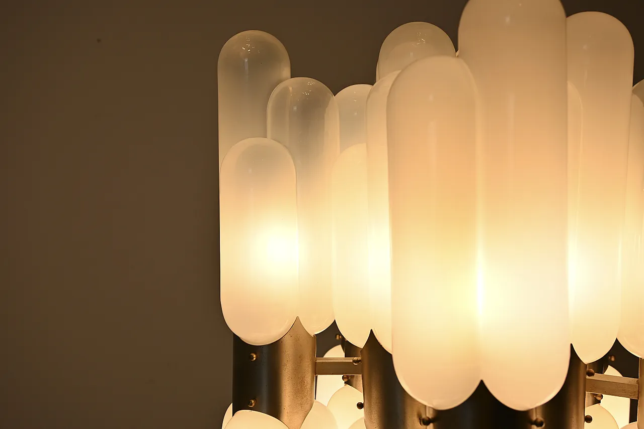 Lampadario Torpedo" di Carlo Nason per Mazzega, anni '60 9