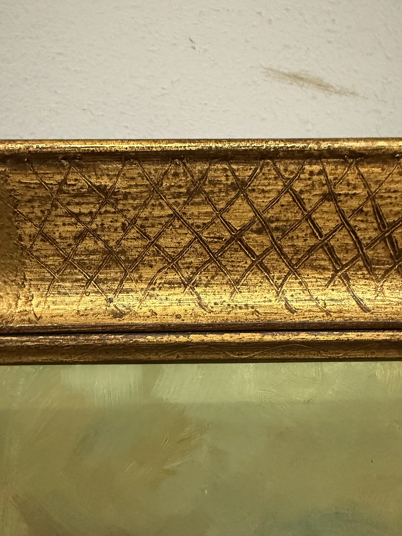 Dipinto olio su tela bambina C. Moraldi, '900 10