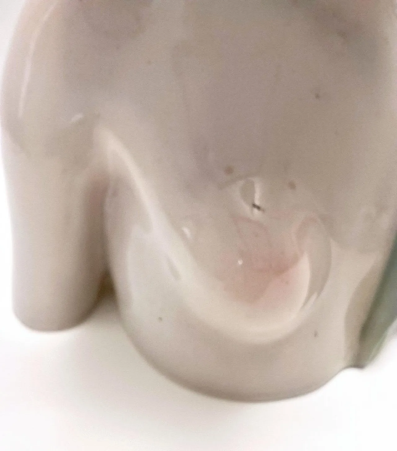 Painted and polished ceramic female bust by Clelia Bertetti, 1920s 18