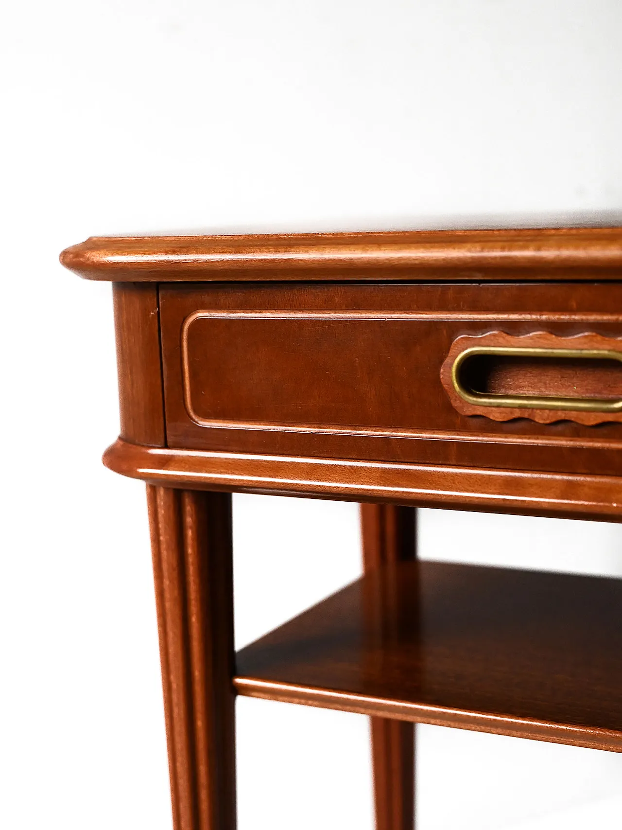 Coppia comodini scandinavi in mogano, anni '40 6