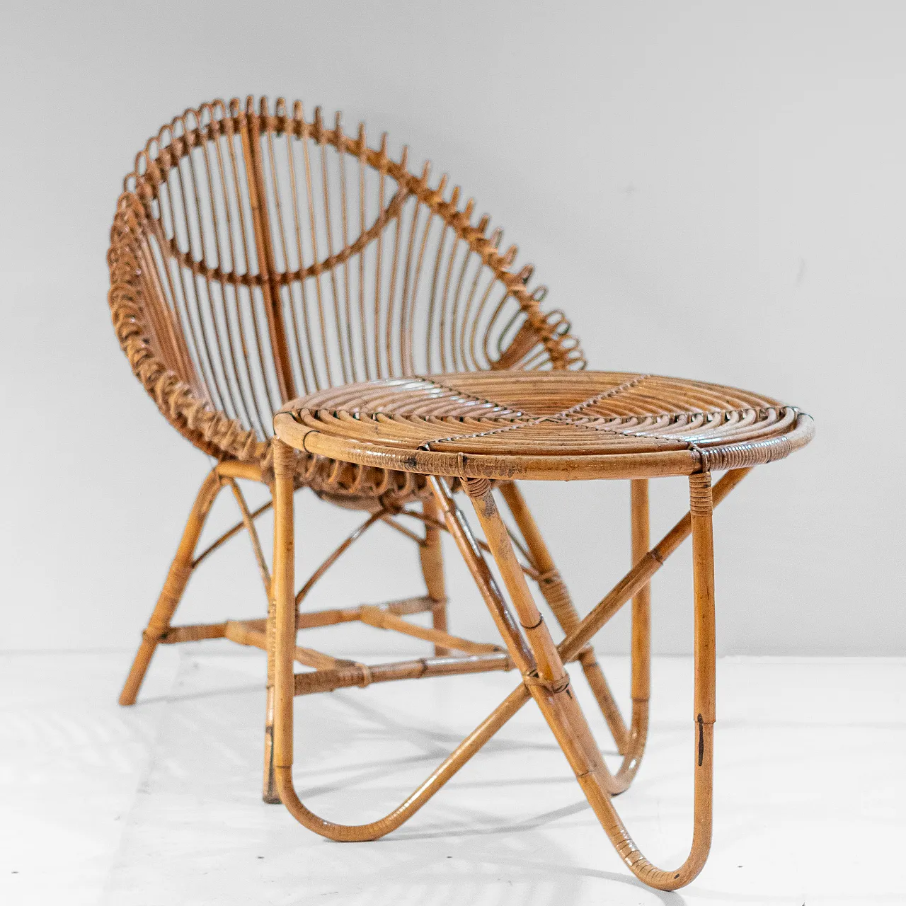 Set in bambù di manifattura italiana degli anni  60 2