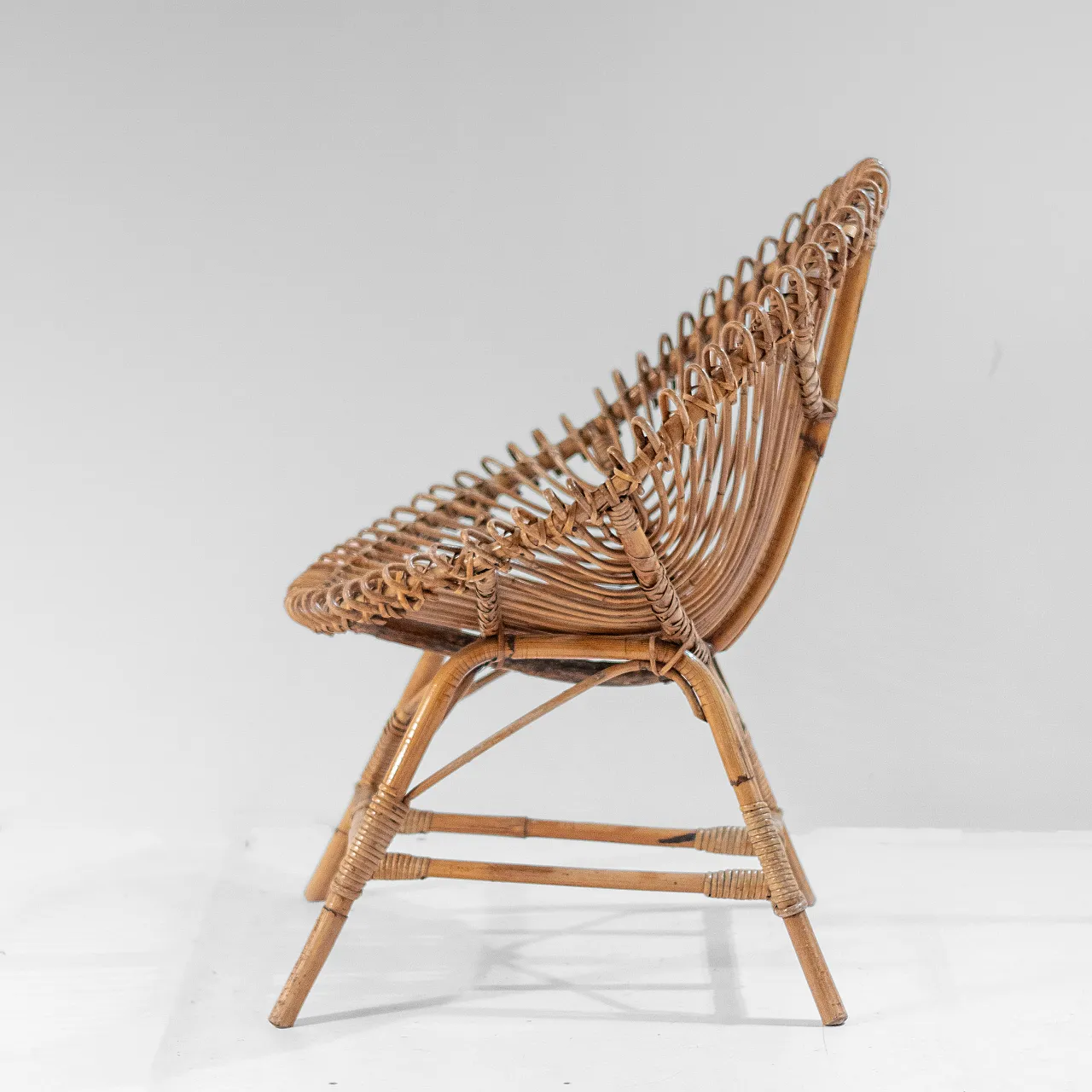 Set in bambù di manifattura italiana degli anni  60 9