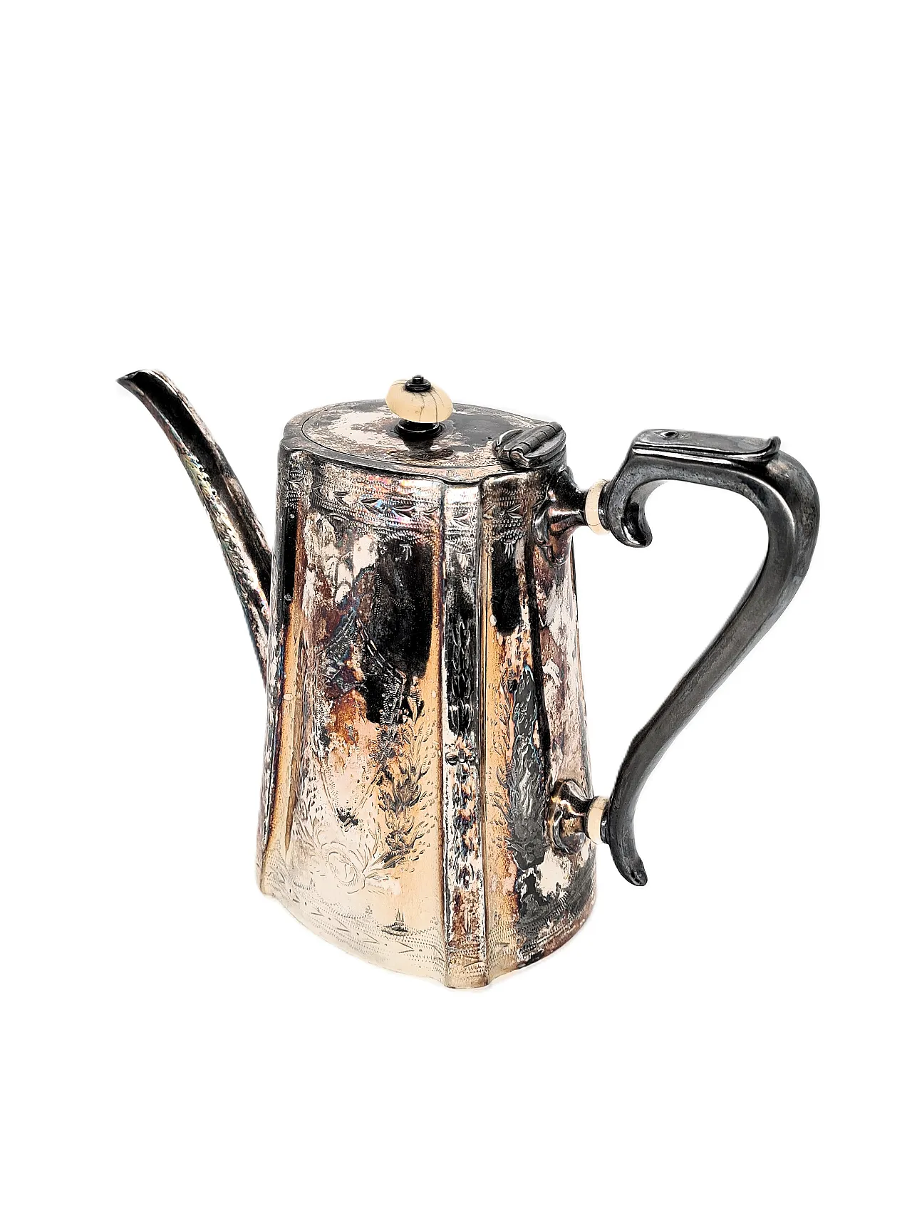 Caffettiera inglese in sheffiled, '800 4