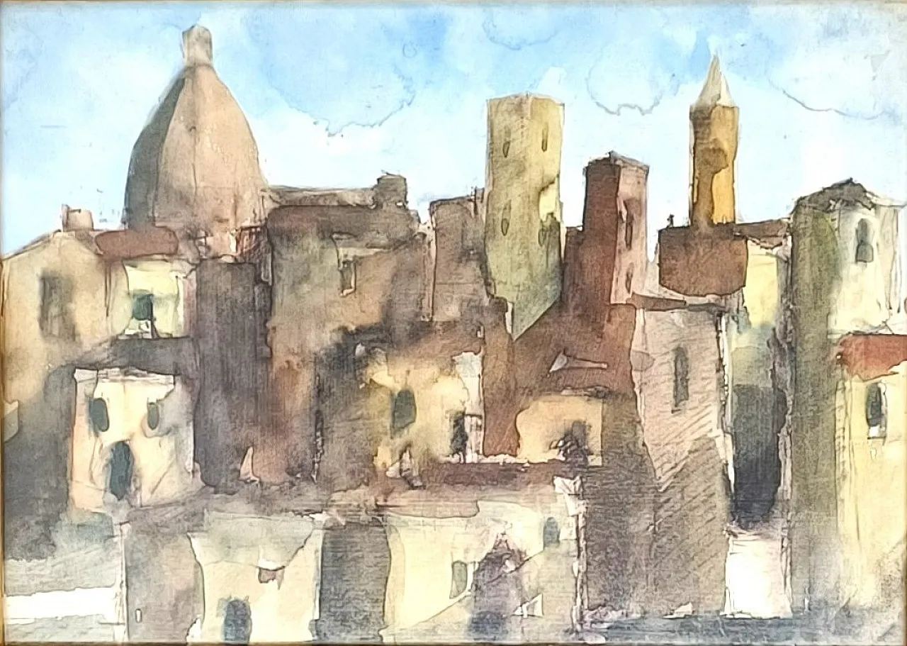 Dipinto su tavola Giovanni Naglia, '900 4