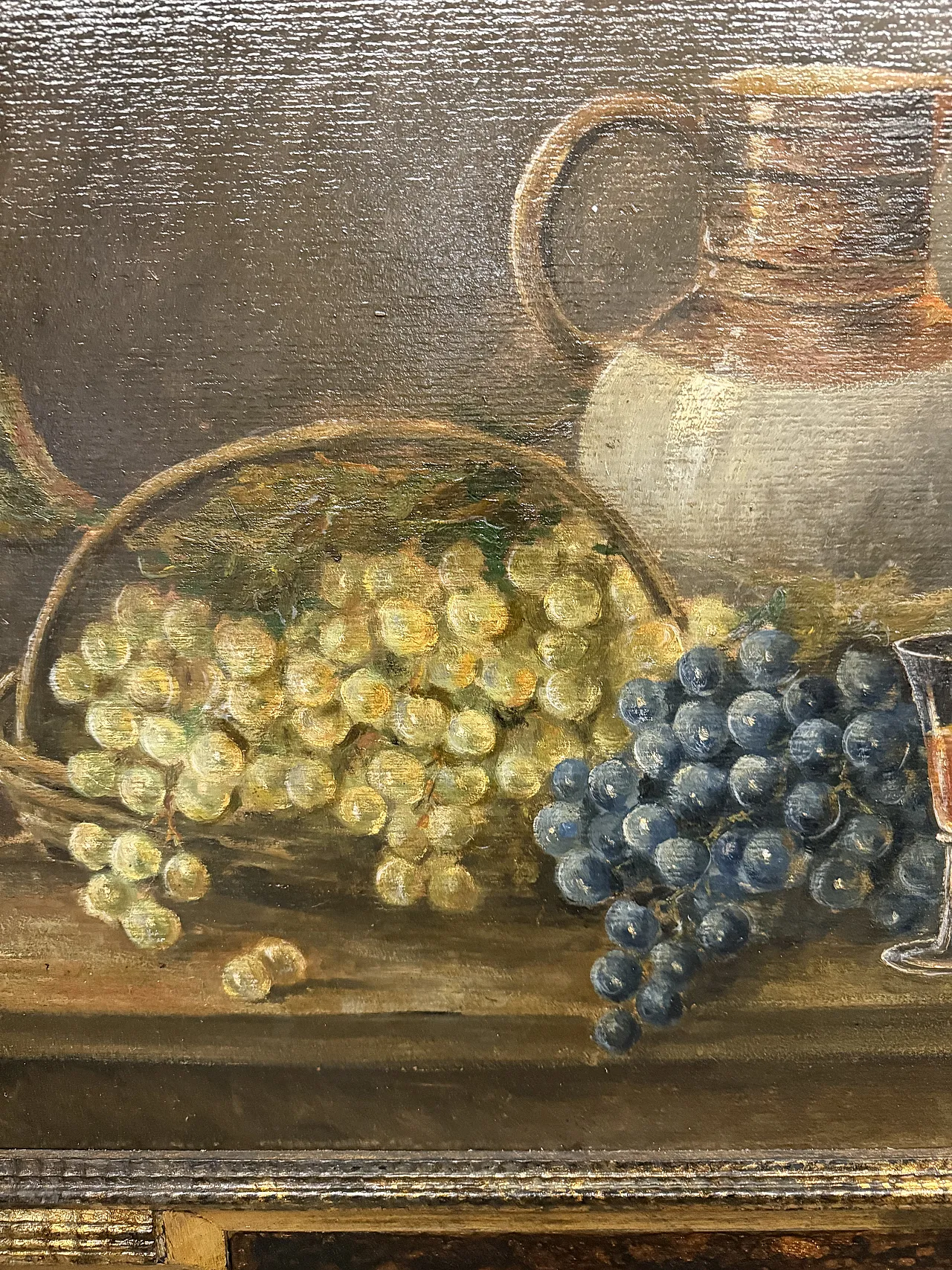 Dipinto olio su cartone di scuola francese 1930 3