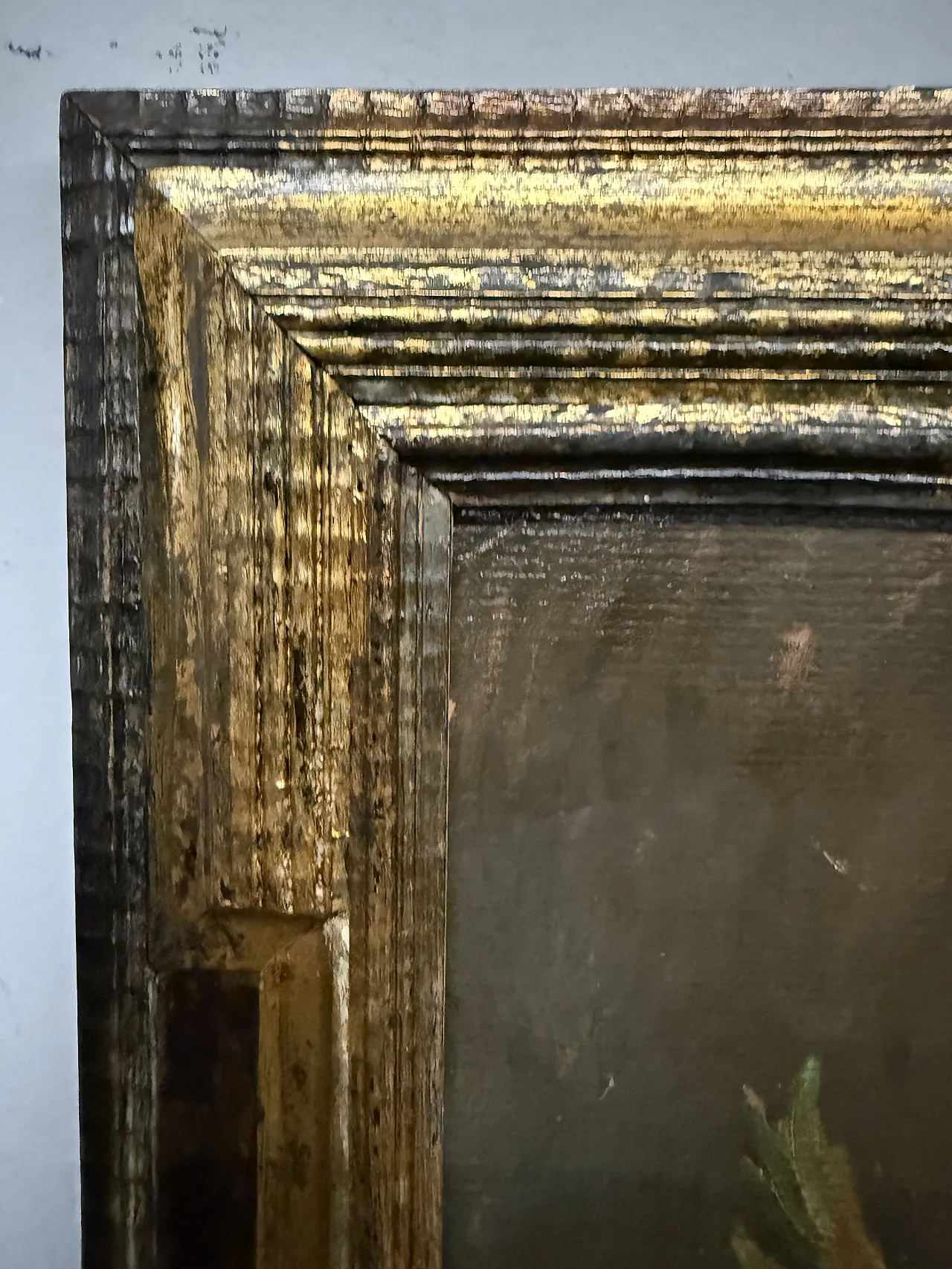 Dipinto olio su cartone di scuola francese 1930 7