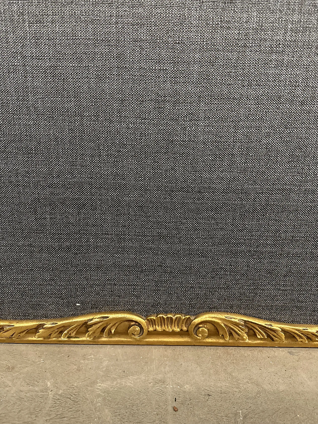 Golden headboard gold leaf carved, first half of 20th century 8