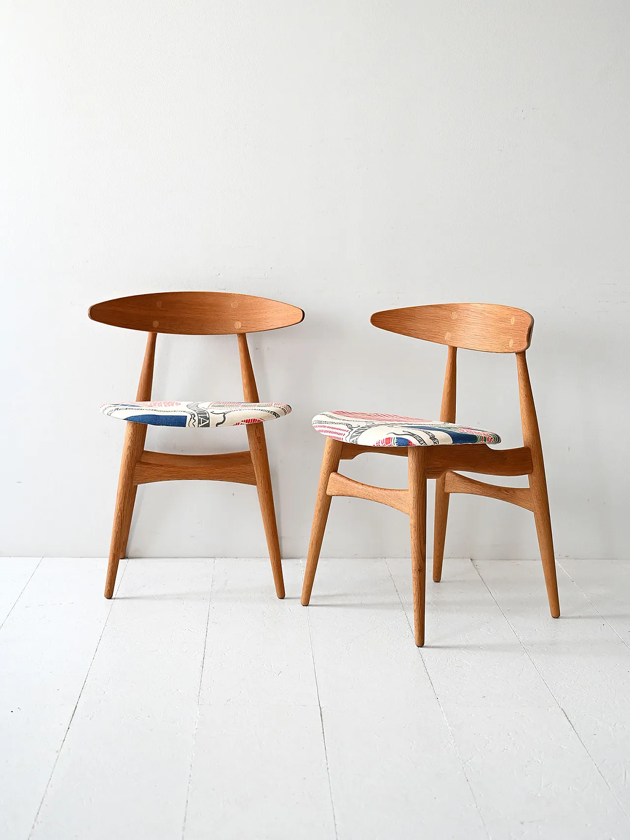 Coppia di sedie CH33 Hans Wegner 1
