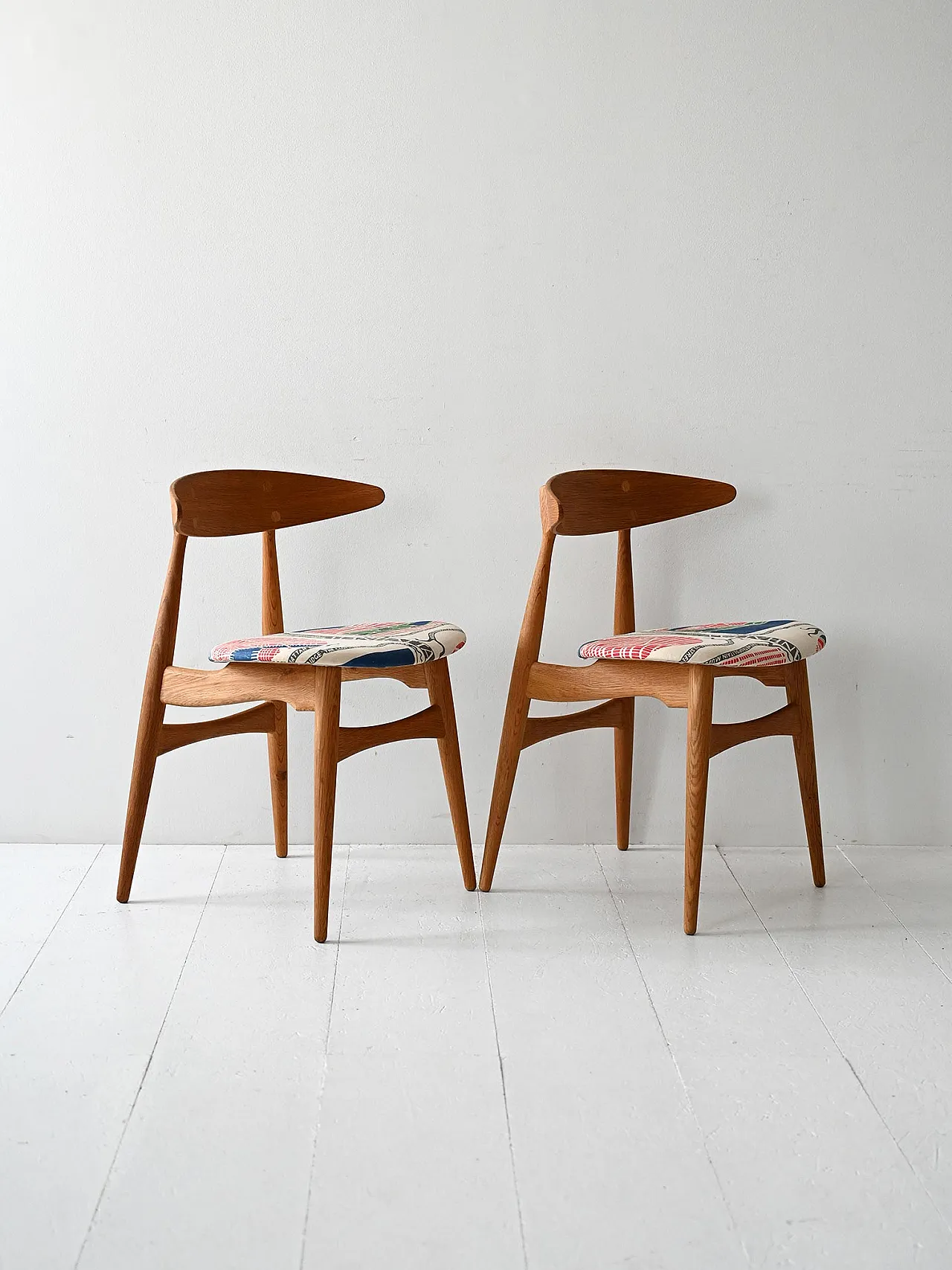 Coppia di sedie CH33 Hans Wegner 3