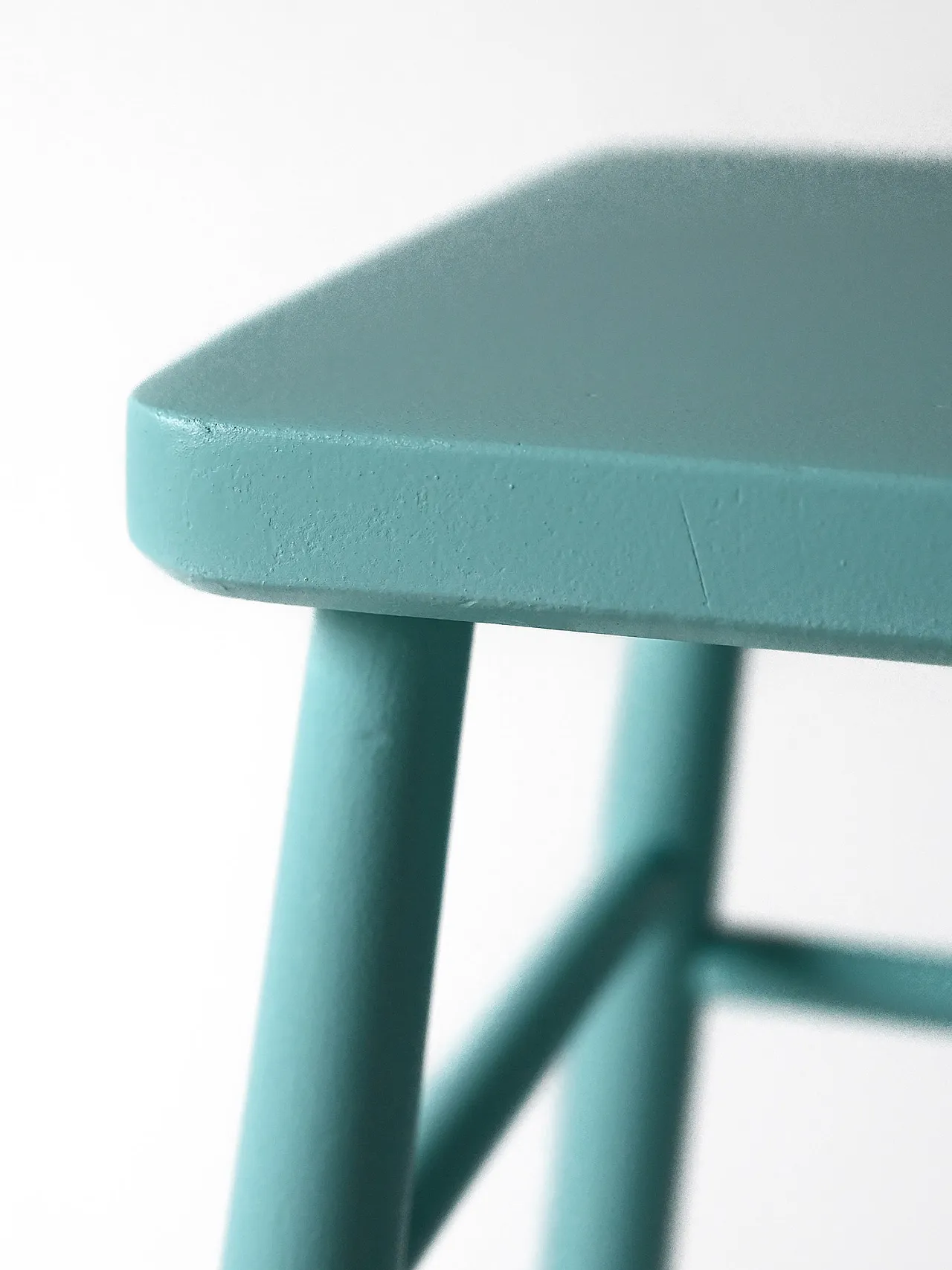 Set of 2 Scandinavian Stools 1960s 4