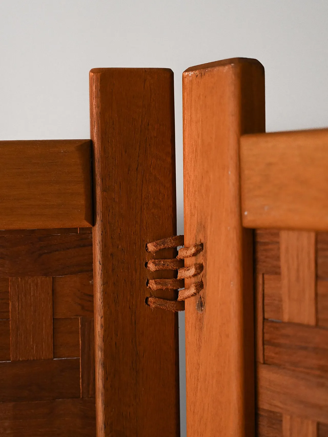 Paravento scandinavo Spåna in teak anni ’50/60 5