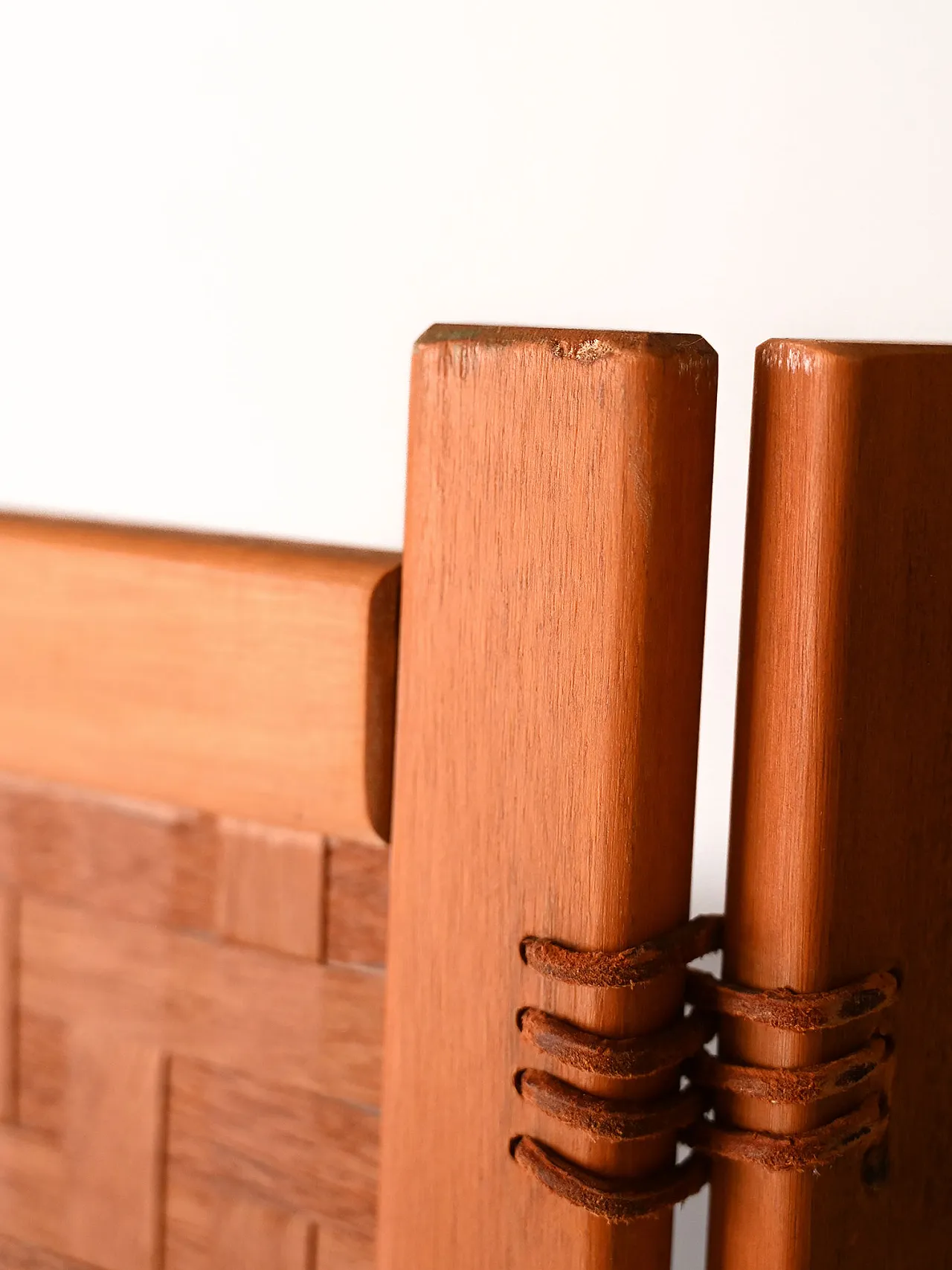 Paravento scandinavo Spåna in teak anni ’50/60 8