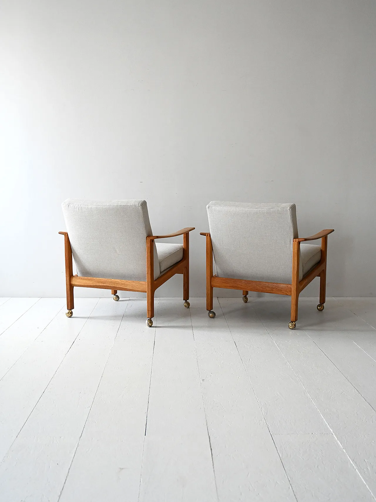 Coppia di poltrone scandinave di Ferd. Lundquist Göteborg 5