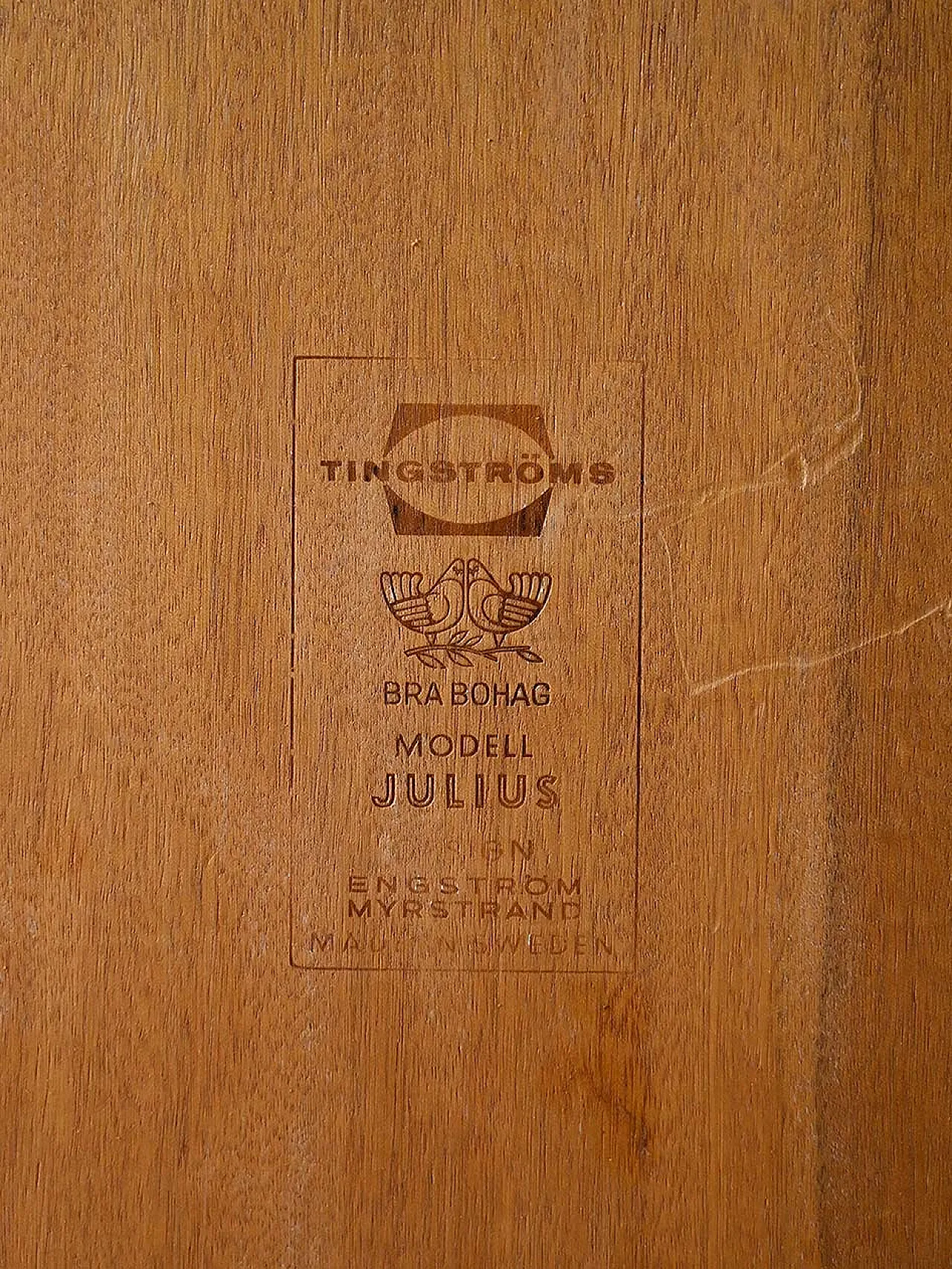 Carrello scandinavo modello Julius, anni '60 9