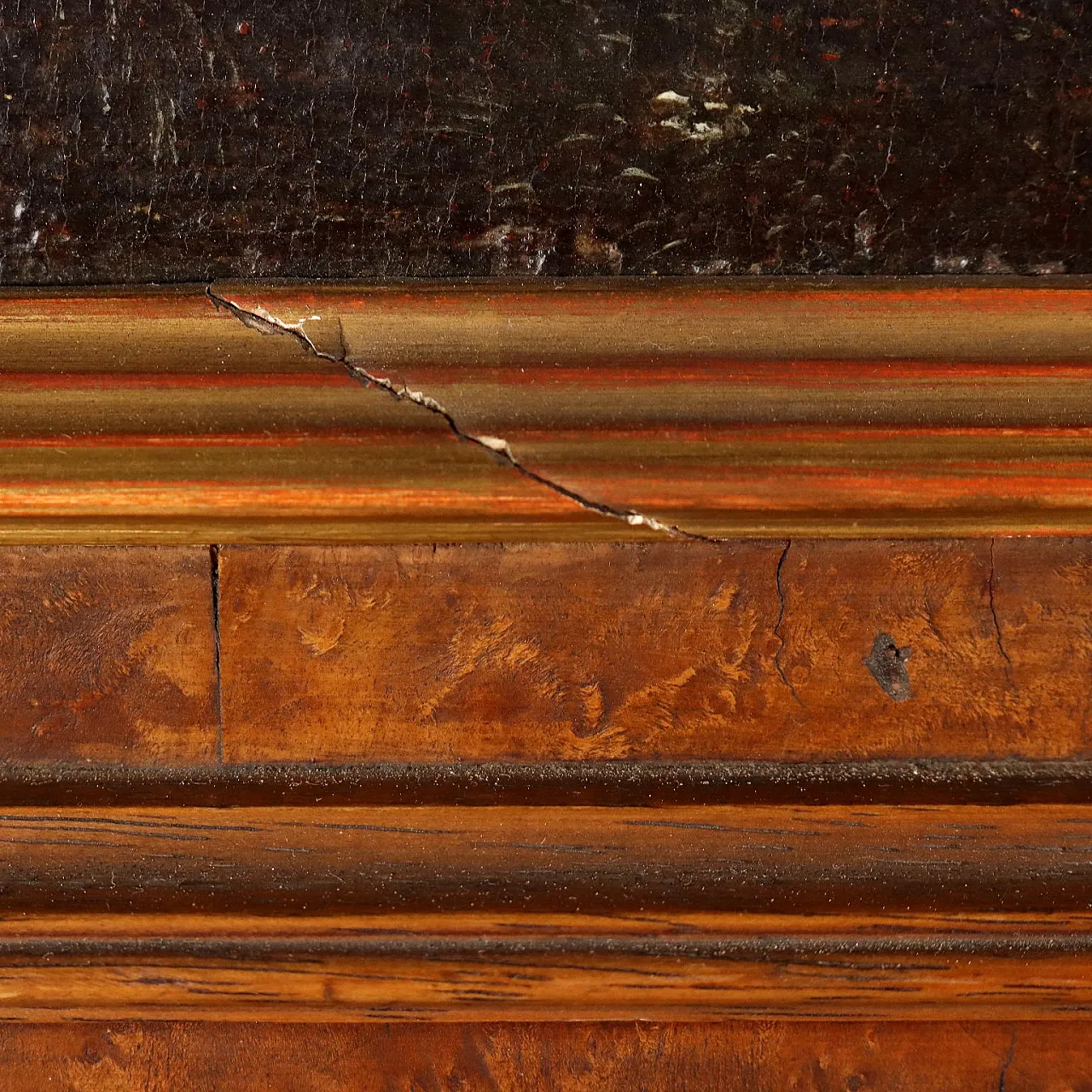 Paesaggio invernale, olio su tela, '700 10