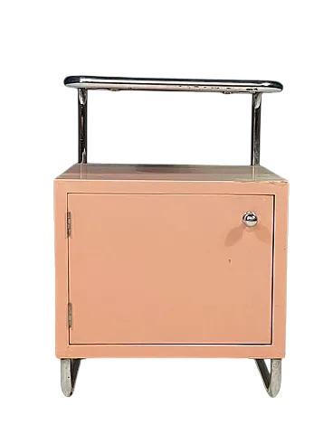 Comodino in stile Bauhaus Kovona, anni '50