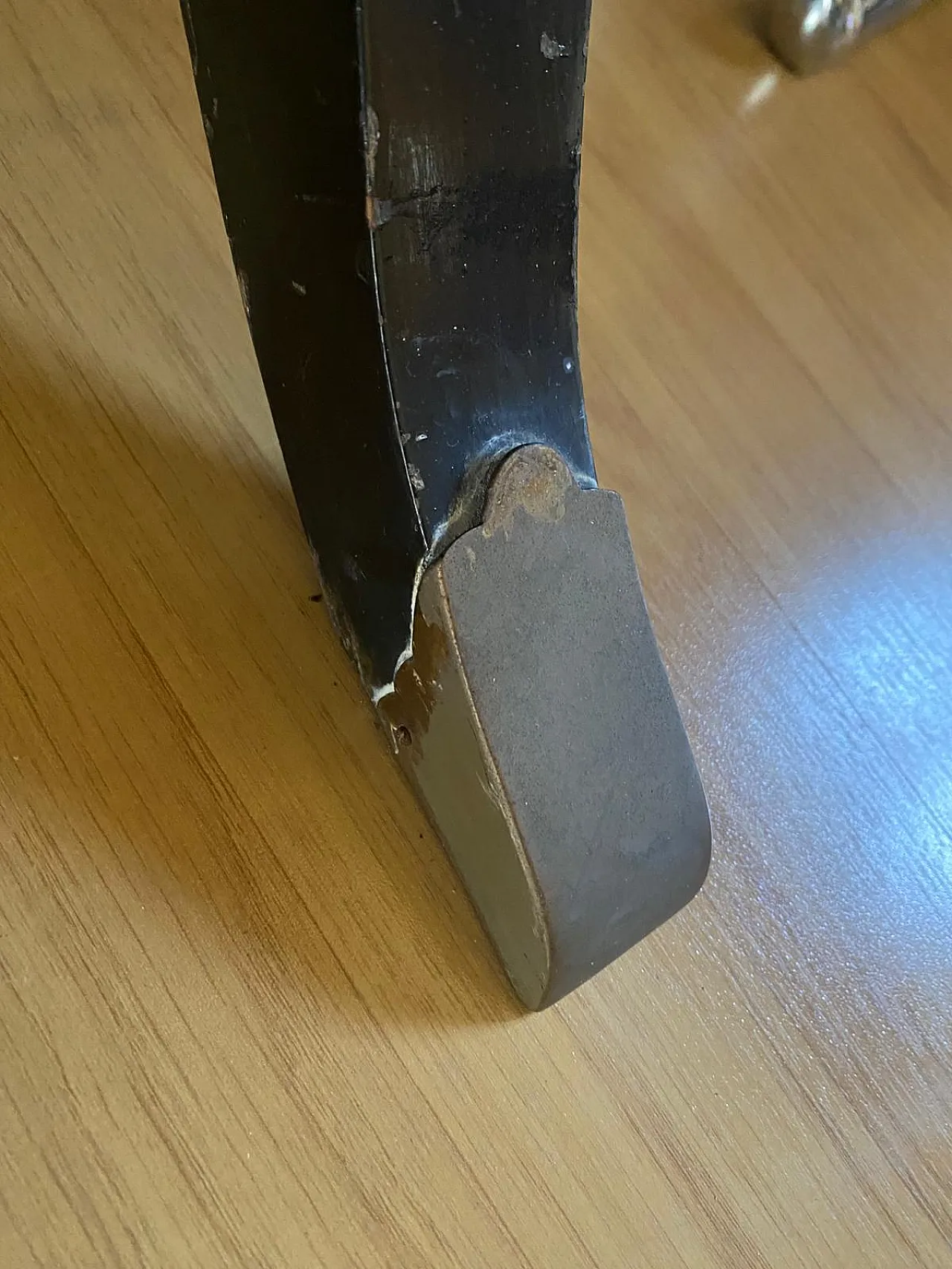 Table with glass top, 70s 3