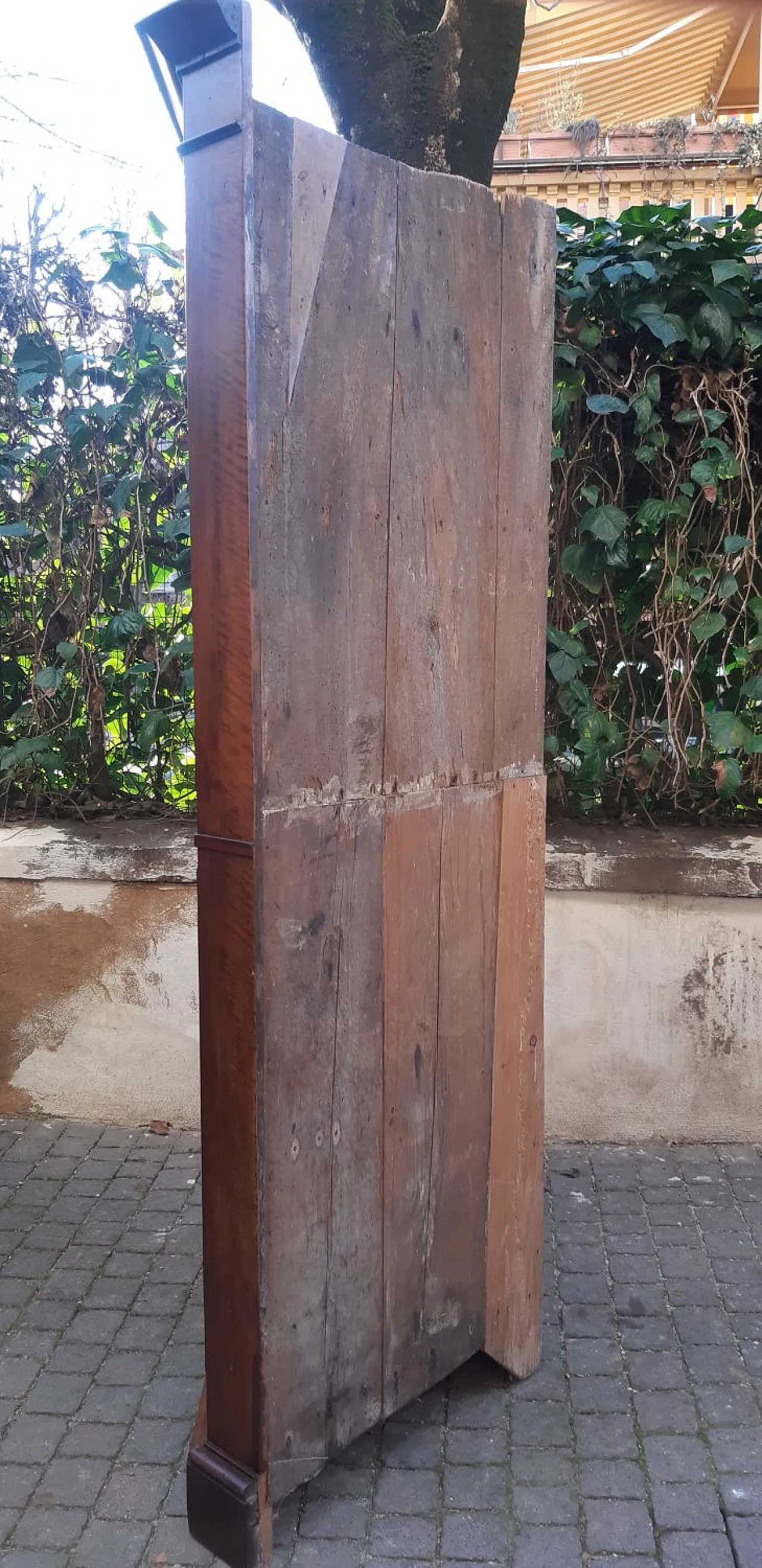 Emilian cantonal corner block in solid walnut, 19th century 5