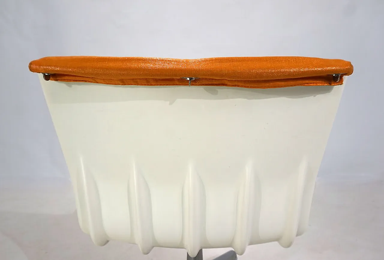 Sedia girevole Haimi Space Age di Yrjo Kukkapuro, anni '60 6