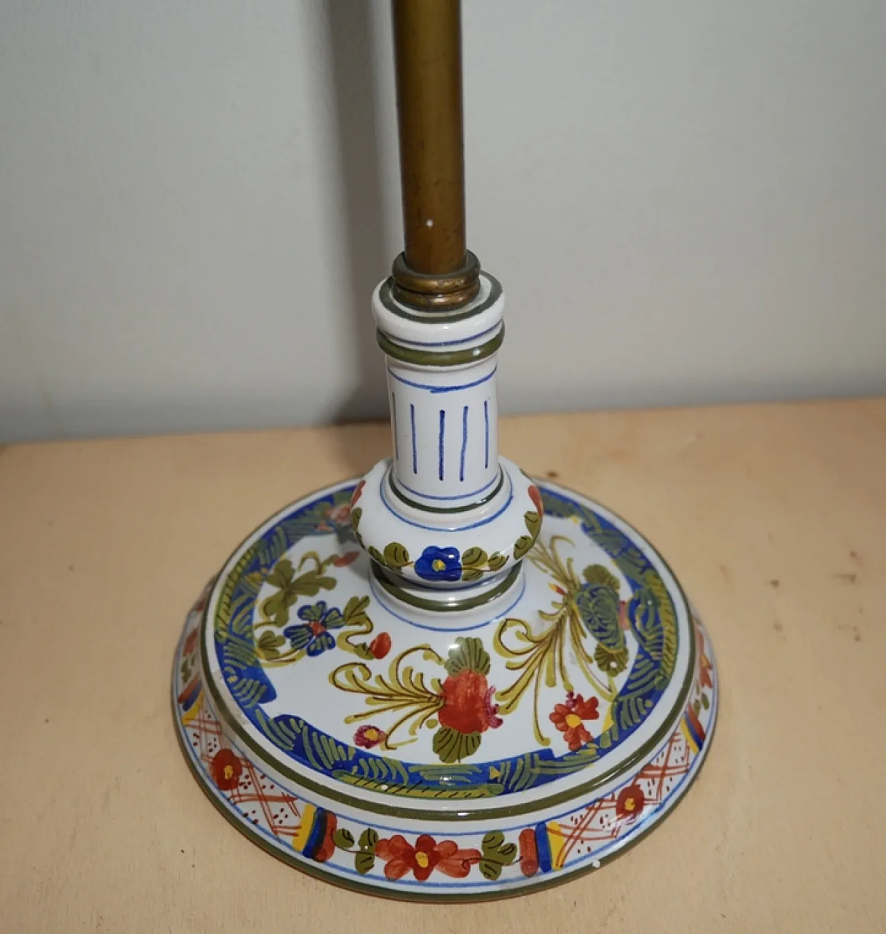 Woil lamp by Cacf Faenza ceramic, 50s 3