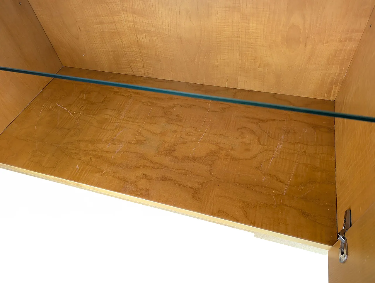 Contromobile a 4 ante con rifiniture stile Aldo Tura, anni 70 11