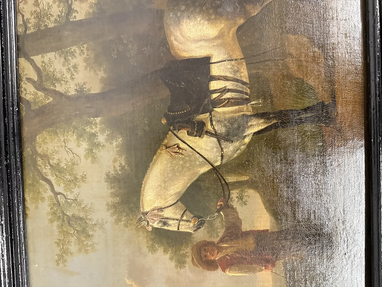 Dipinto fiammingo olio su tela, '700 3