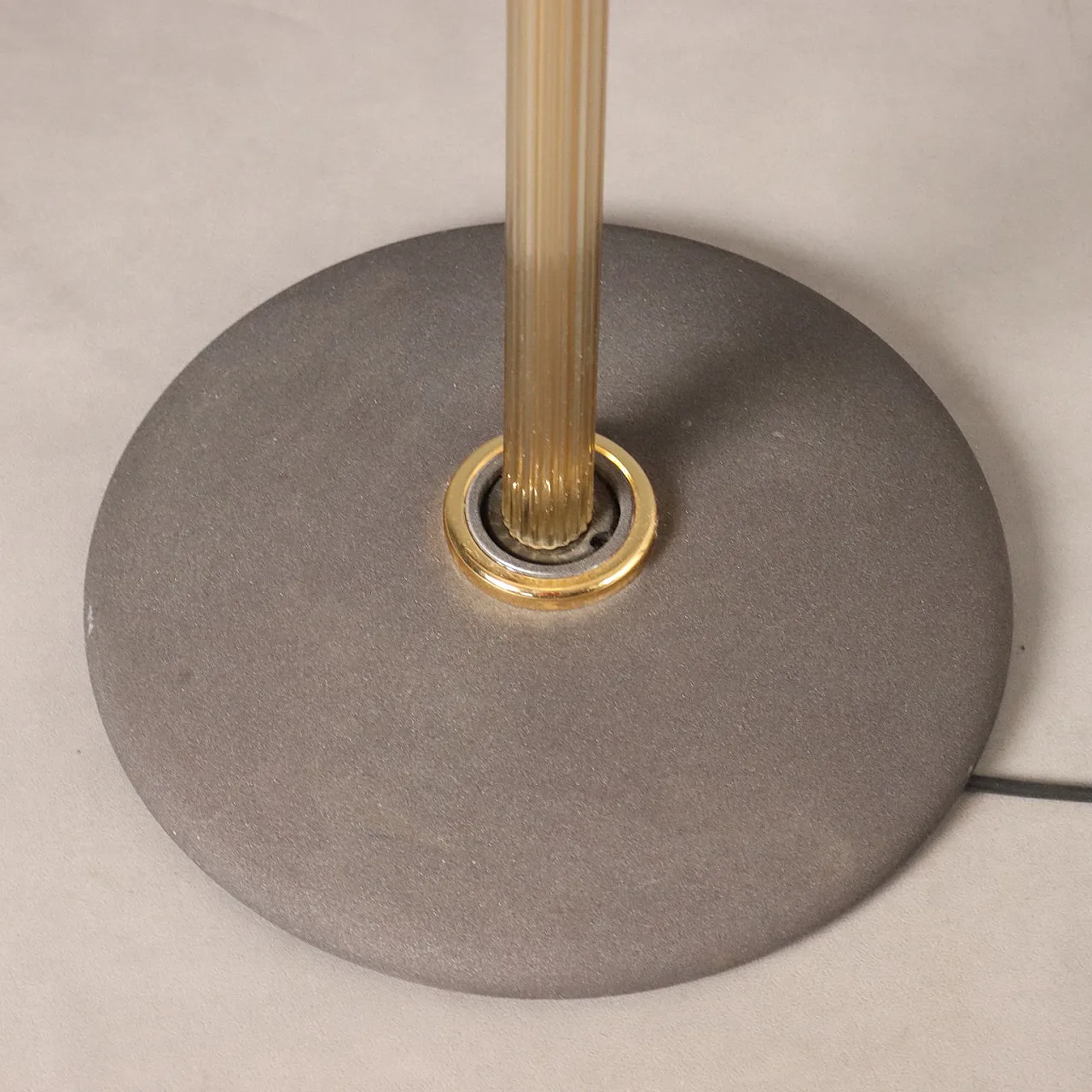 Lampada Venini in metallo e vetro, anni '30 7