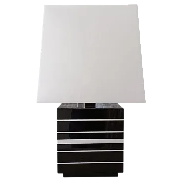 Lampada da tavolo in lucite, anni’70