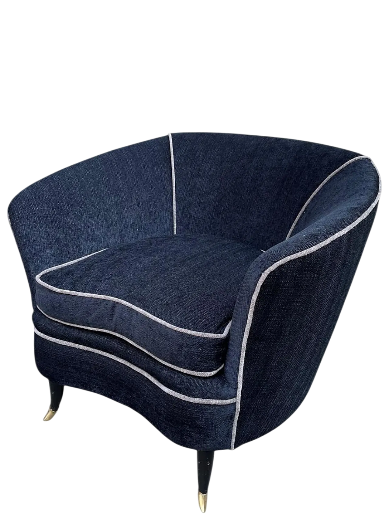 Black armchair, 50s 4