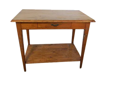 Banquet table with shelf, 1960