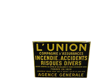 Union Compagnie Insurance sign, France, 1930