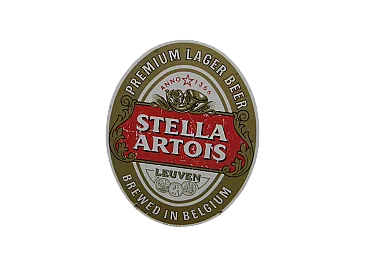 Targa Bifacciale francese Stella Artois, 1970