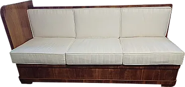 Divano letto contenitore Art Decò, anni '40