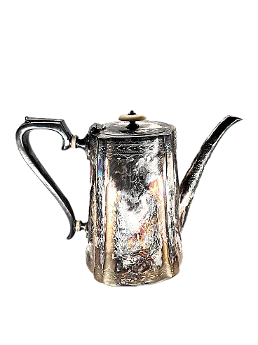 Caffettiera inglese in sheffiled, '800