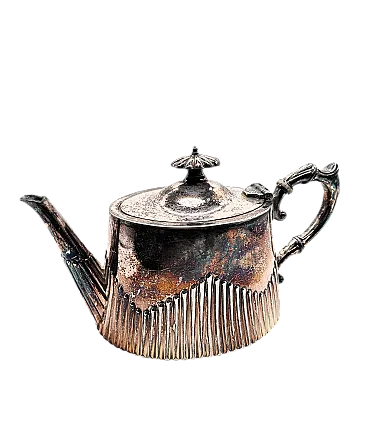 Teiera inglese in sheffield Art Deco, '900
