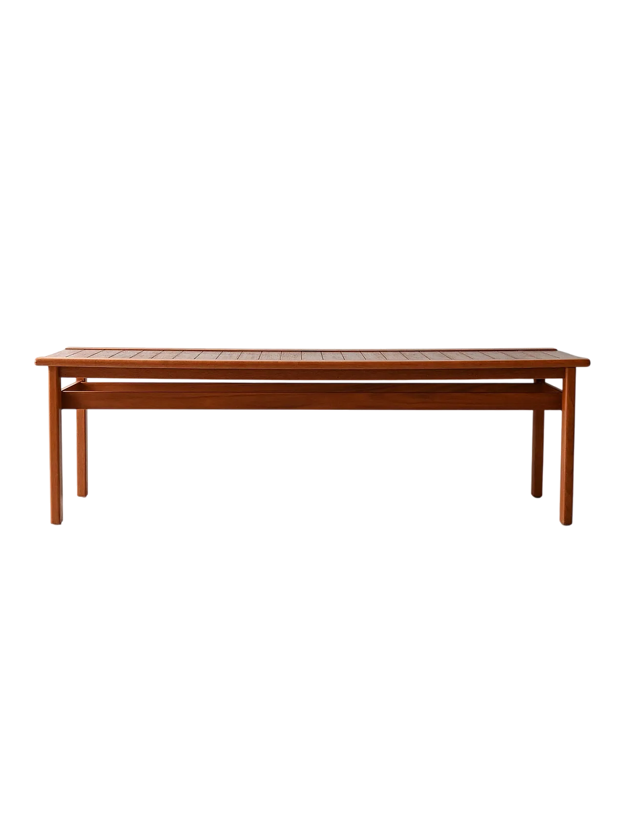 Scandinavian bench 1960s in Teak 11