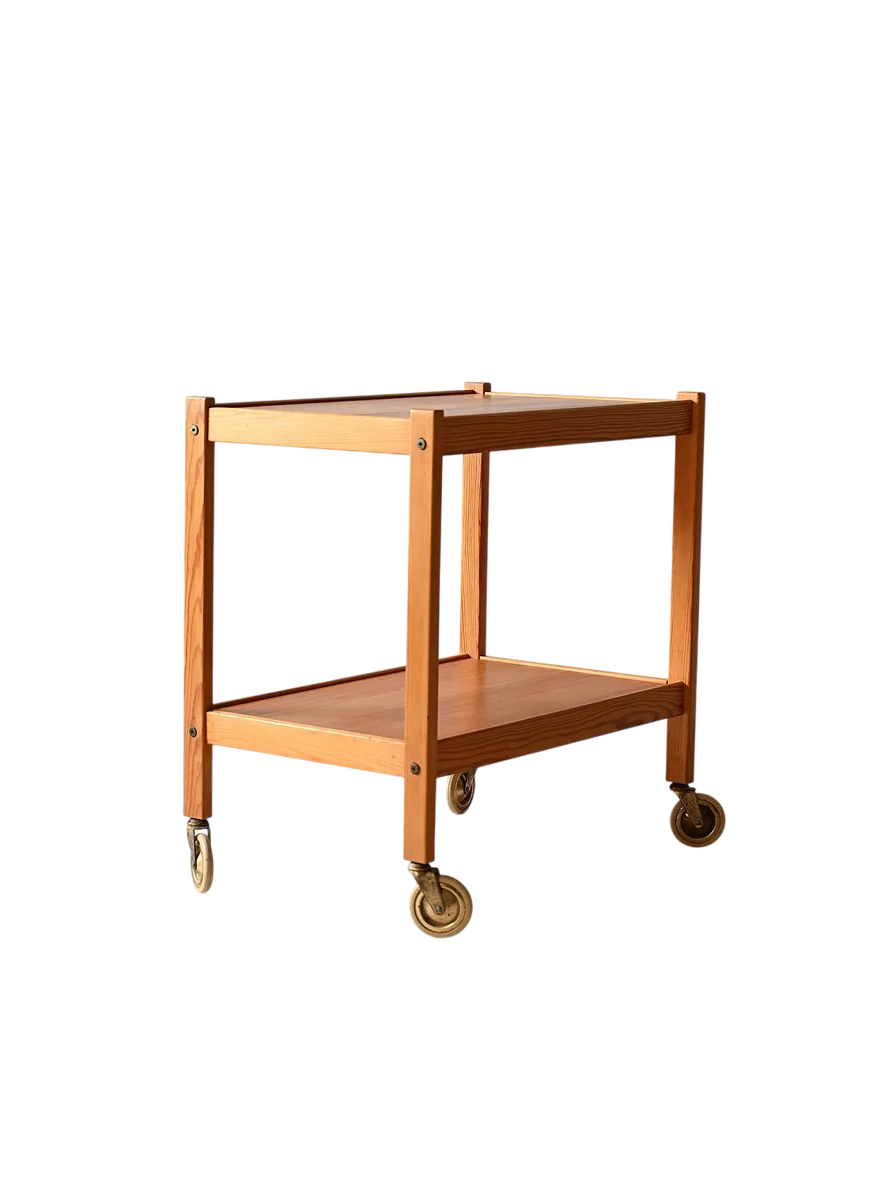 Carrello scandinavo anni ’60 in pino 10