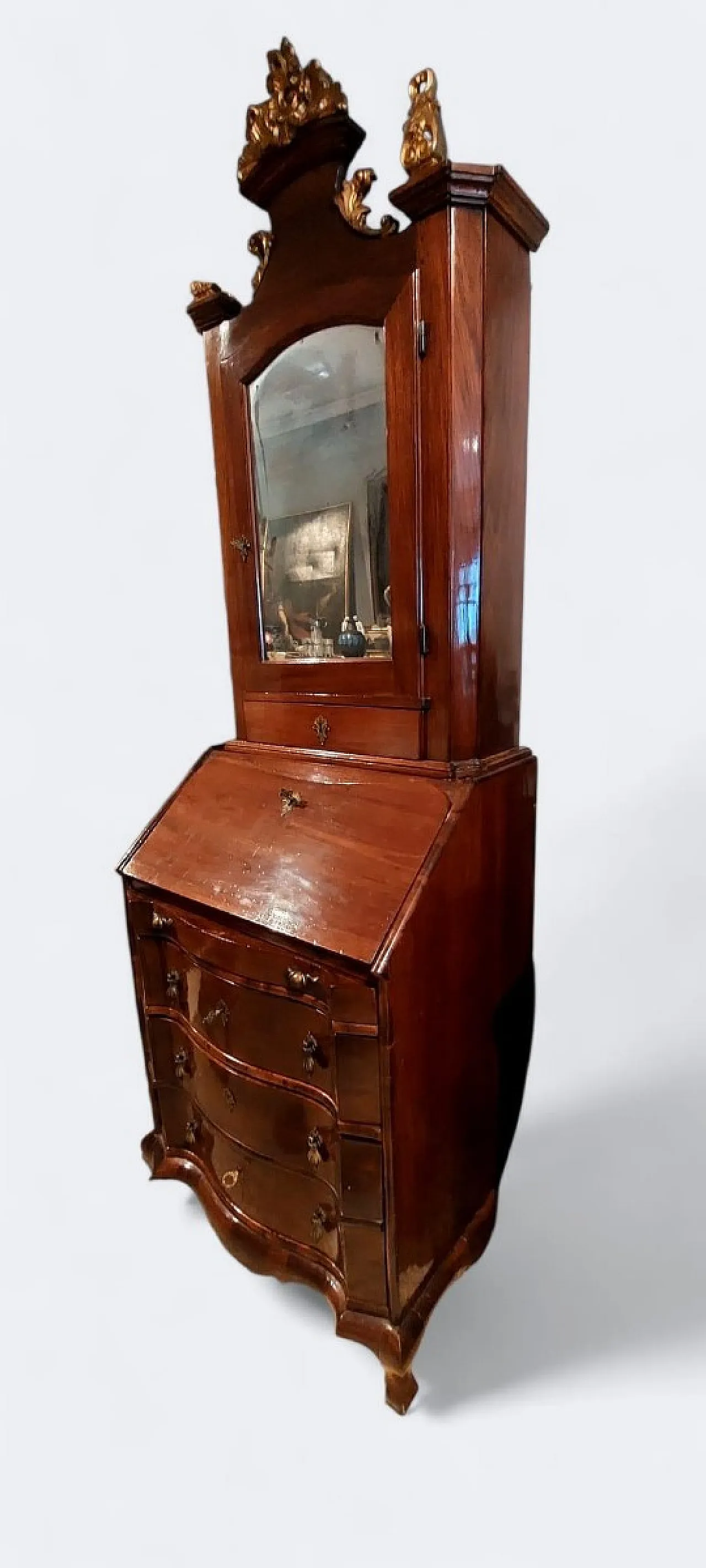 Walnut wood trumeau, 18th century 3
