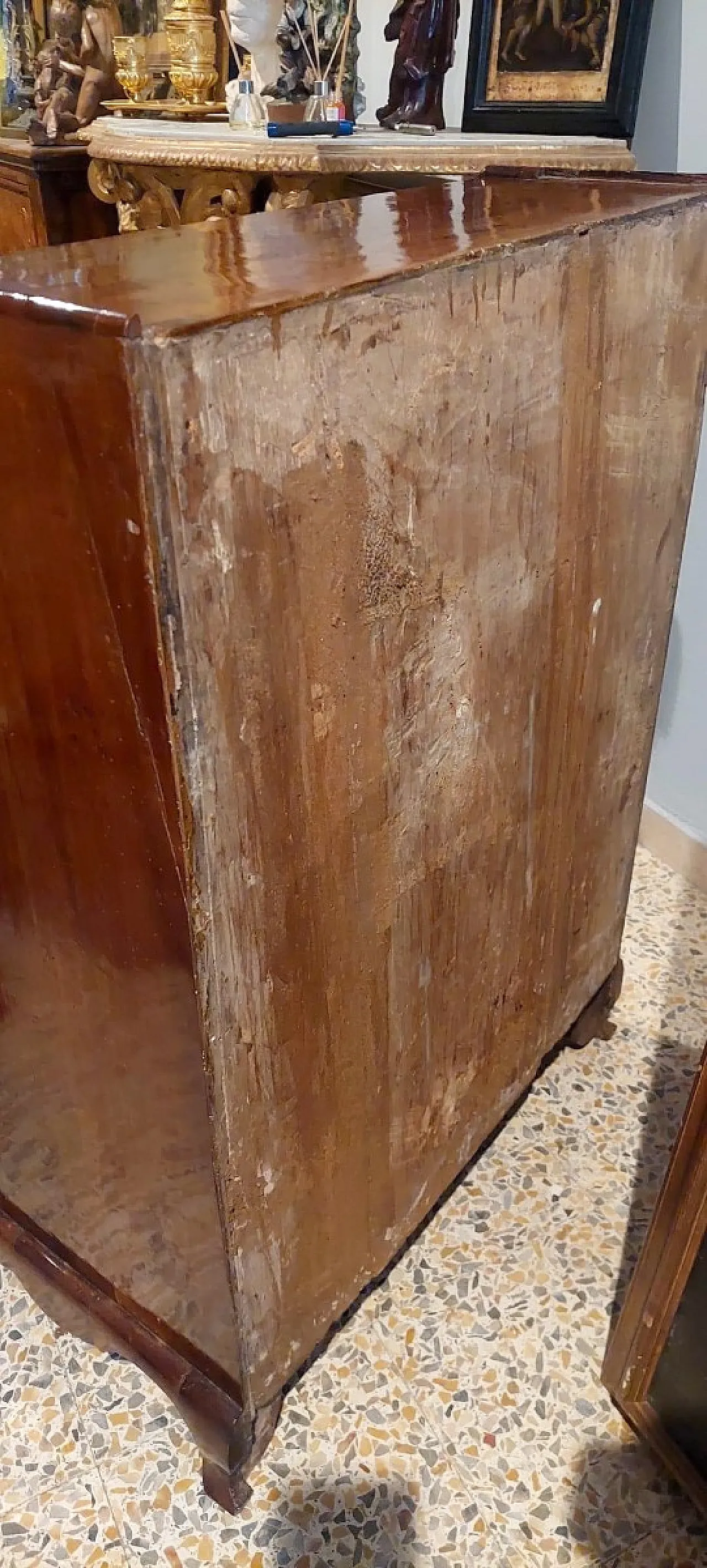 Walnut wood trumeau, 18th century 8