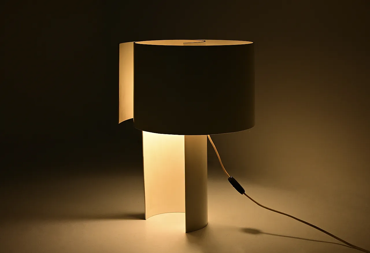 Lampada da tavolo Spiral di Ingrid Hsalmarson, anni '70 3