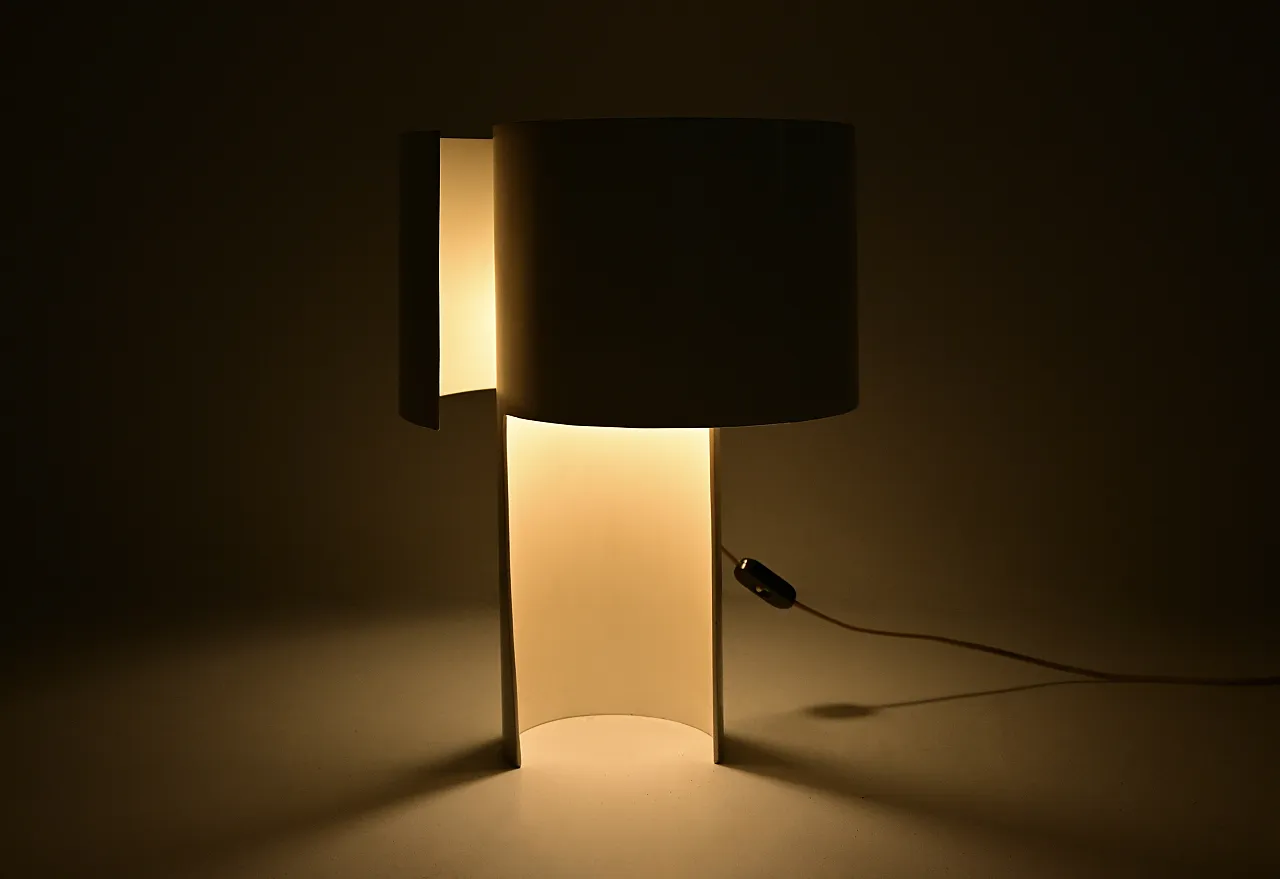 Lampada da tavolo Spiral di Ingrid Hsalmarson, anni '70 5