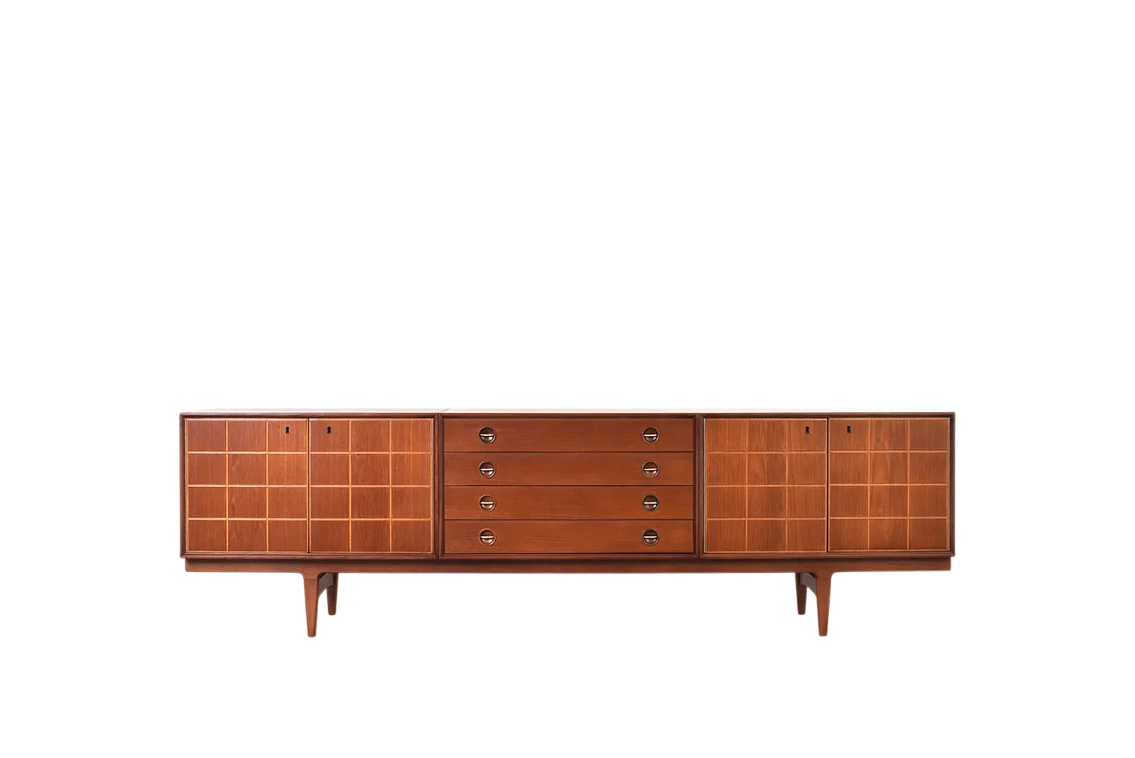Sideboard in teak di Rolf Rastad e Adolf Relling per Gustav B, anni 60 22