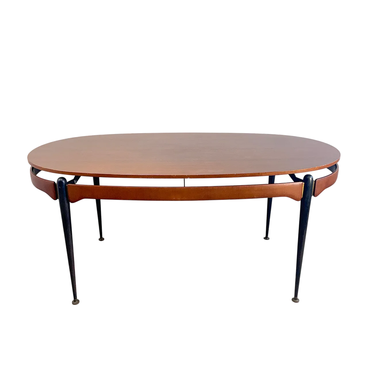 Oval table or desk by Silvio Cavatorta, 1960s 16