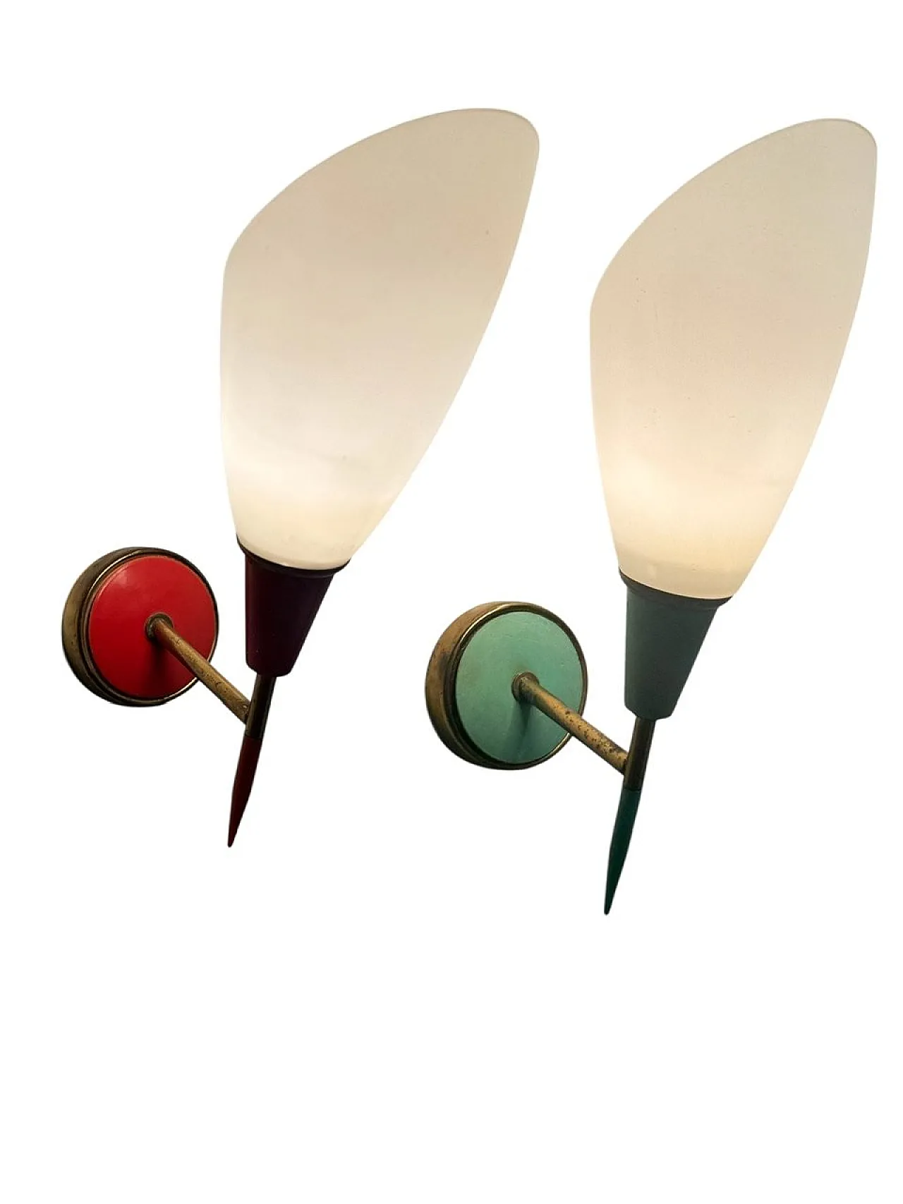 Coppia di Applique vintage, anni '50 1